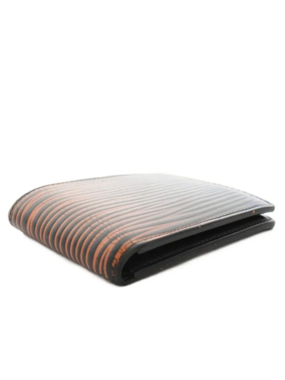 Louis Vuitton Portefeuille Slender Epi XL Bifold Wallet Leather Gradient Orange